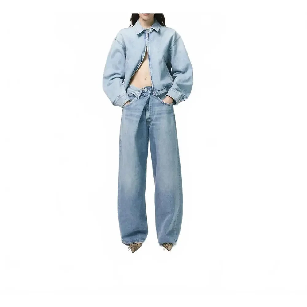 Agolde Vana Fold Wide Leg Jeans - Picture 5 of 11